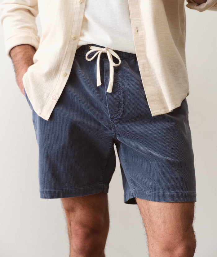 Saturday Corduroy Short 6"  - Faded Navy