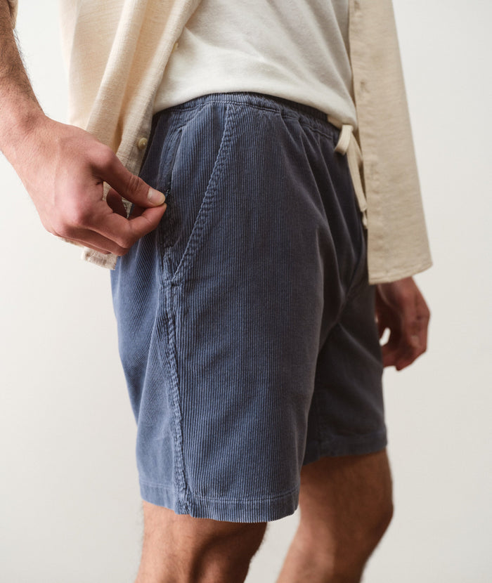 Saturday Corduroy Short 6"  - Faded Navy