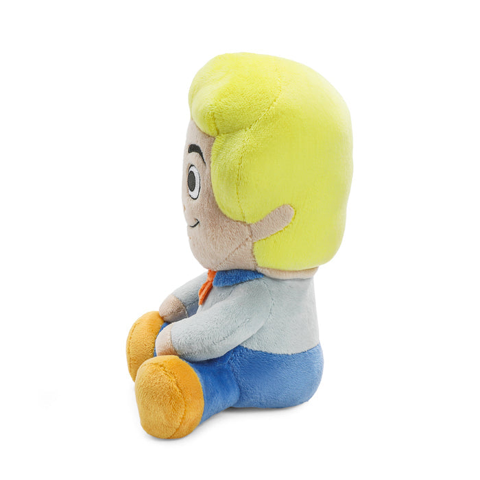 Scooby-Doo Fred Phunny Plush toy, 7.5-inch soft plush figure of Fred from Scooby-Doo with detailed costume and friendly expression.