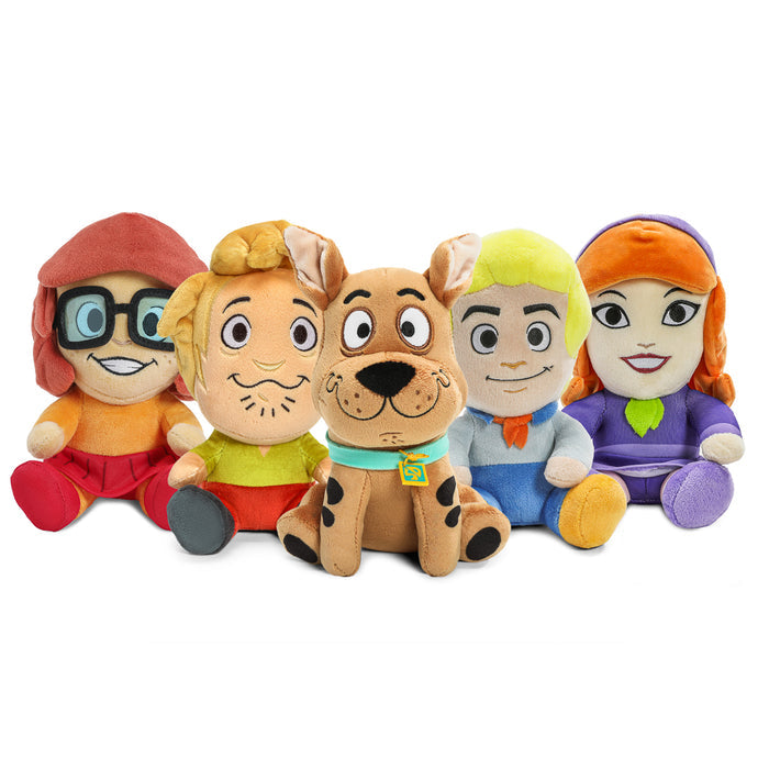 Scooby-Doo Fred Phunny plush toy, 7.5-inch soft stuffed figure featuring Scooby-Doo character in a playful pose