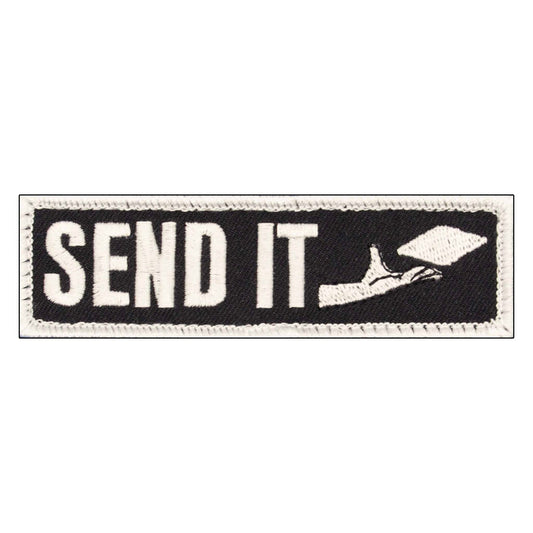 "Send It Cornhole" Embroidered Velcro Patch - Brotherhood Cornhole