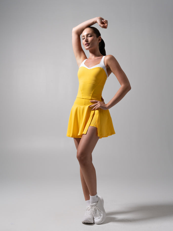 Served Skort - Pineapple