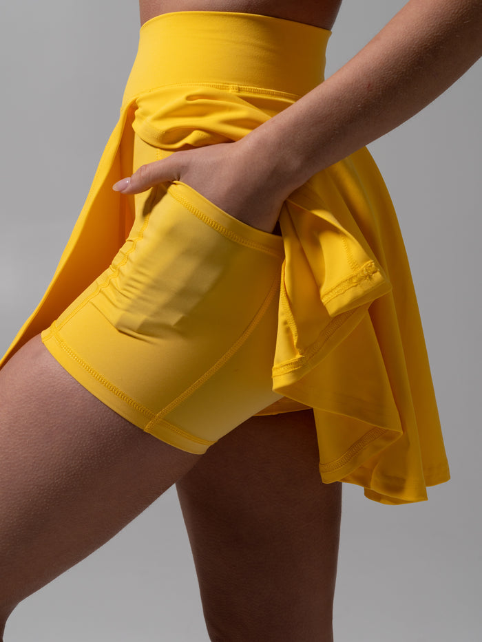 Served Skort - Pineapple
