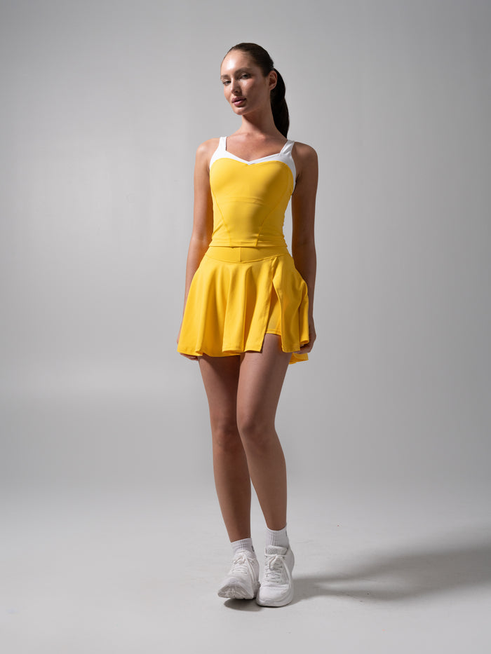 Served Skort - Pineapple
