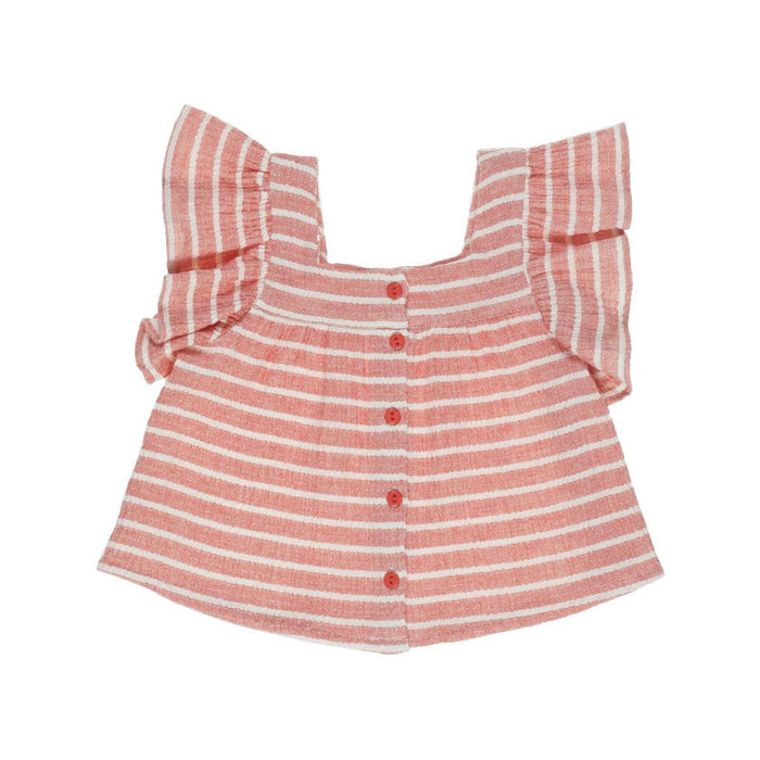 Shirt Woven Striped Red image 1