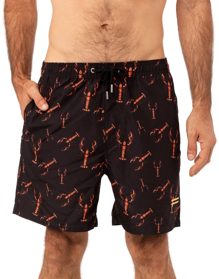 short de bain homme pako lobster PULLIN en polyester