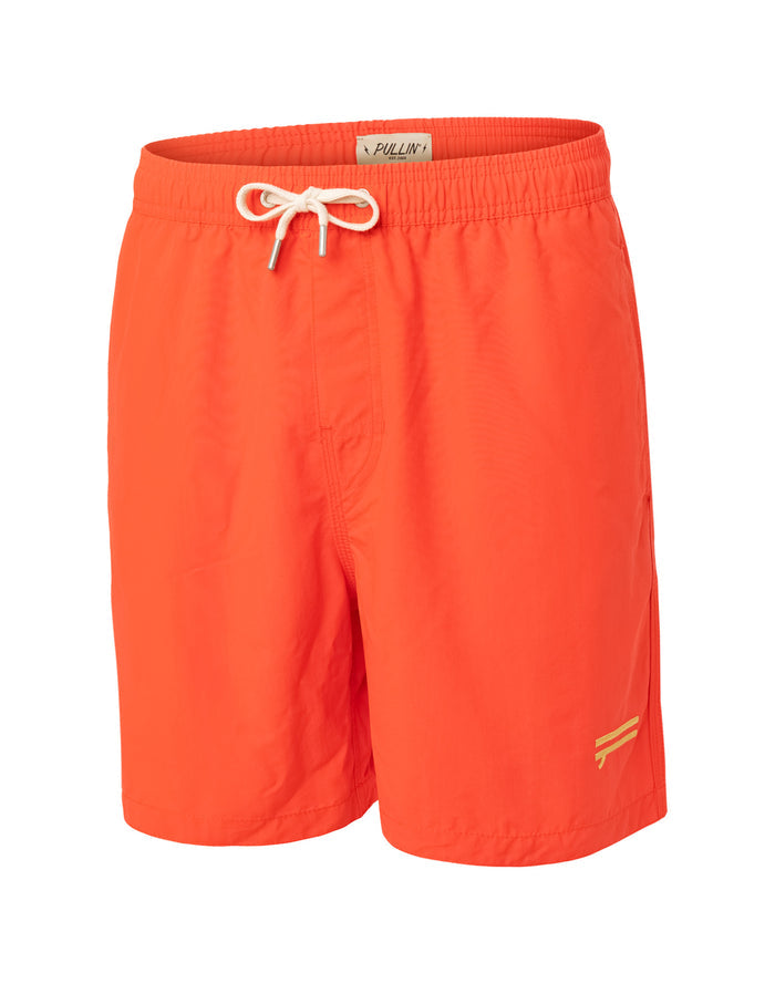 short de bain homme pako orange PULLIN en polyamide