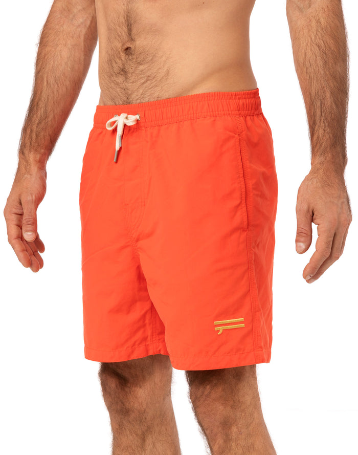 short de bain homme pako orange PULLIN en polyamide