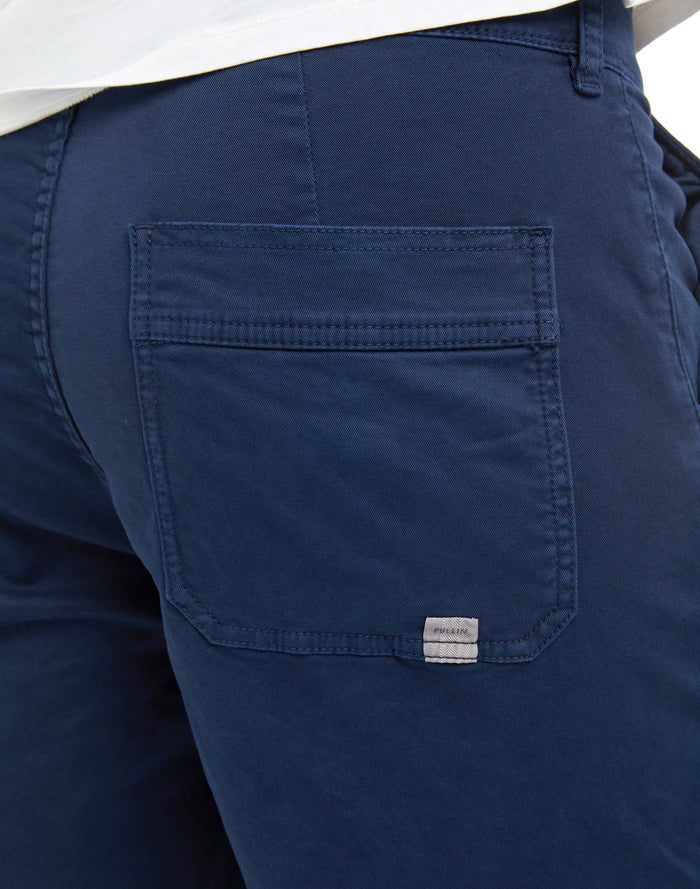 short loose marine PULLIN en coton