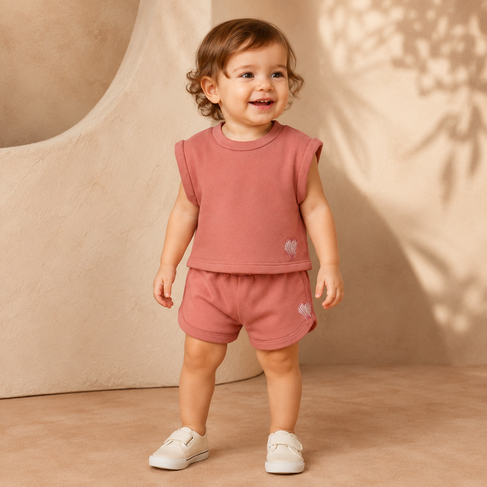 Shorts In Modal Blend Coral