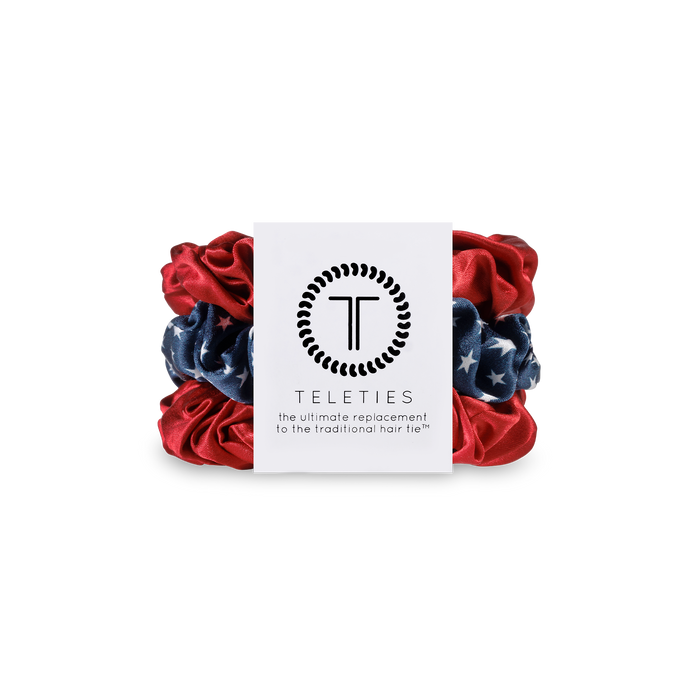 Silk Hair Scrunchie | Large | Independence Bae