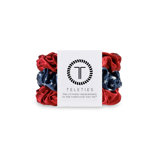 Silk Hair Scrunchie | Large | Independence Bae