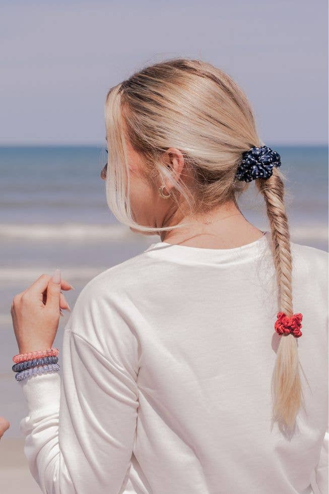 Silk Hair Scrunchie | Large | Independence Bae