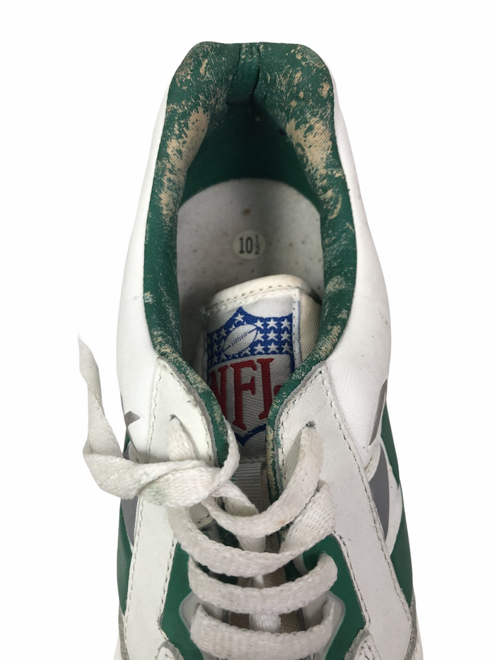 SIRAN STACY PHILADELPHIA EAGLES SIGNED GAME WORN VETERANS STADIUM APEX TURF SPIKES