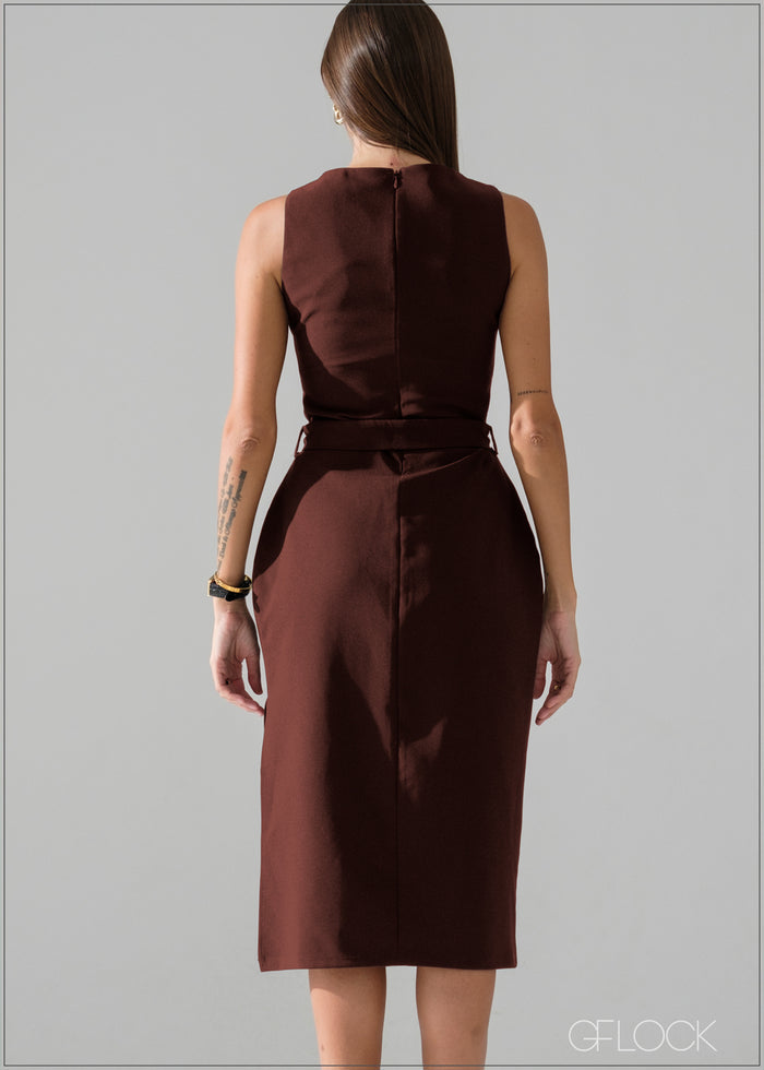 Sleeveless Dress - 240826