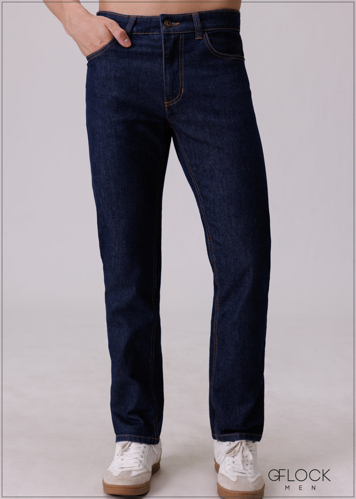 Slim Fit Dark-Wash Jean - Long Length - 110326D