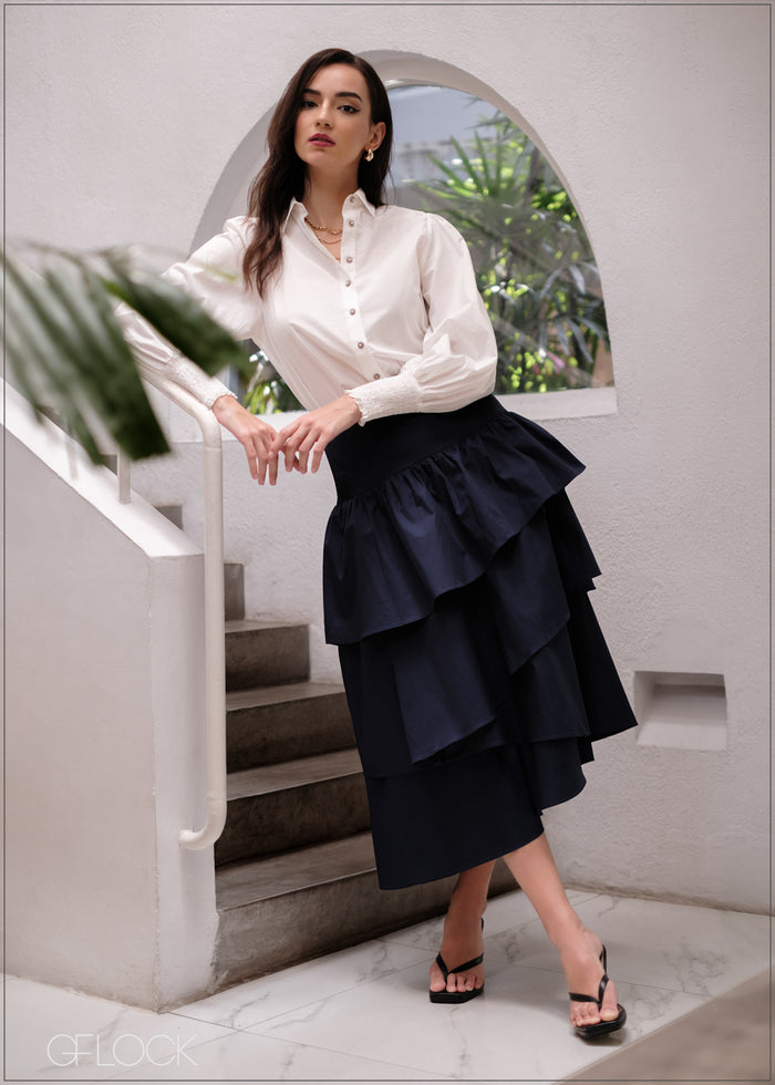 Smocked Detailed Top - 280325