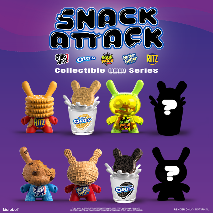 Snack Attack Dunny Blind Box Mini Figure Series on Kidrobot.com