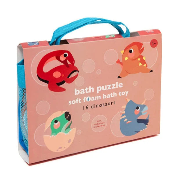 Soft foam bath puzzle dinosaurs image 0