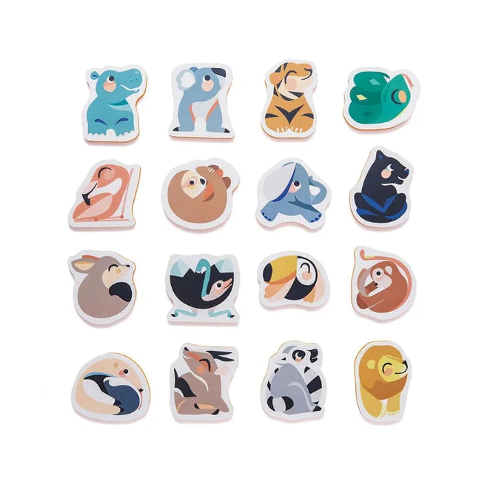 Soft foam bath puzzle wild animals image 1