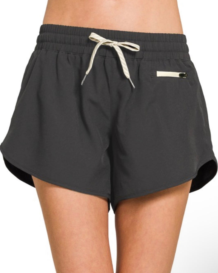 Soft woven lined shorts