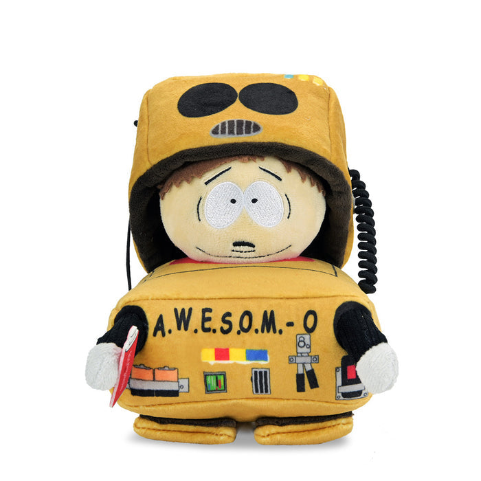 South Park AWESOM-O Cartman Phunny plush toy showing Cartman's plush figure with detailed features and soft fabric.