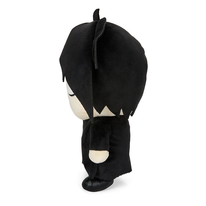 South Park Goth Kid Firkle 13-inch plush toy with sound, featuring dark clothing and distinctive goth style, soft and cuddly.