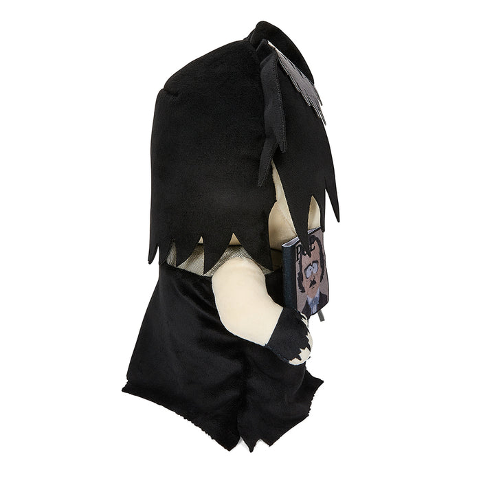 South Park Goth Kid Henrietta 13-inch plush with sound chip, featuring detailed goth fashion and expression.
