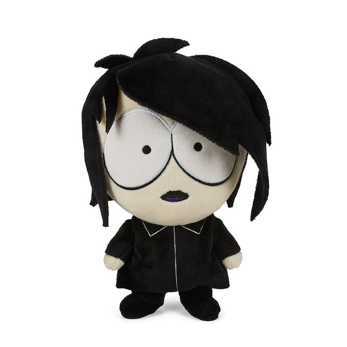 South Park Goth Kid Firkle 8-inch Phunny Plush bundle by Kidrobot featuring four plush toys with gothic style and character details.
