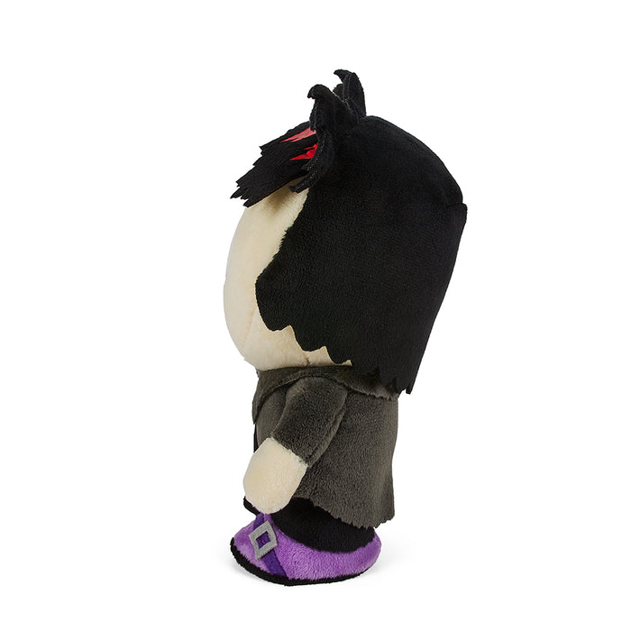 South Park Goth Kid Pete 8-inch Phunny Plush by Kidrobot, soft plush toy featuring dark goth style and detailed character design.