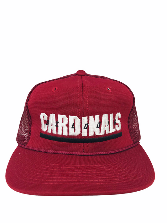 ST. LOUIS CARDINALS VINTAGE 1980'S NFL SPORTS SPECIALTIES MESH SNAPBACK ADULT HAT