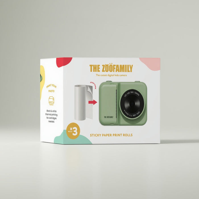 sticky paper rolls set (set of 3 rolls) image 1