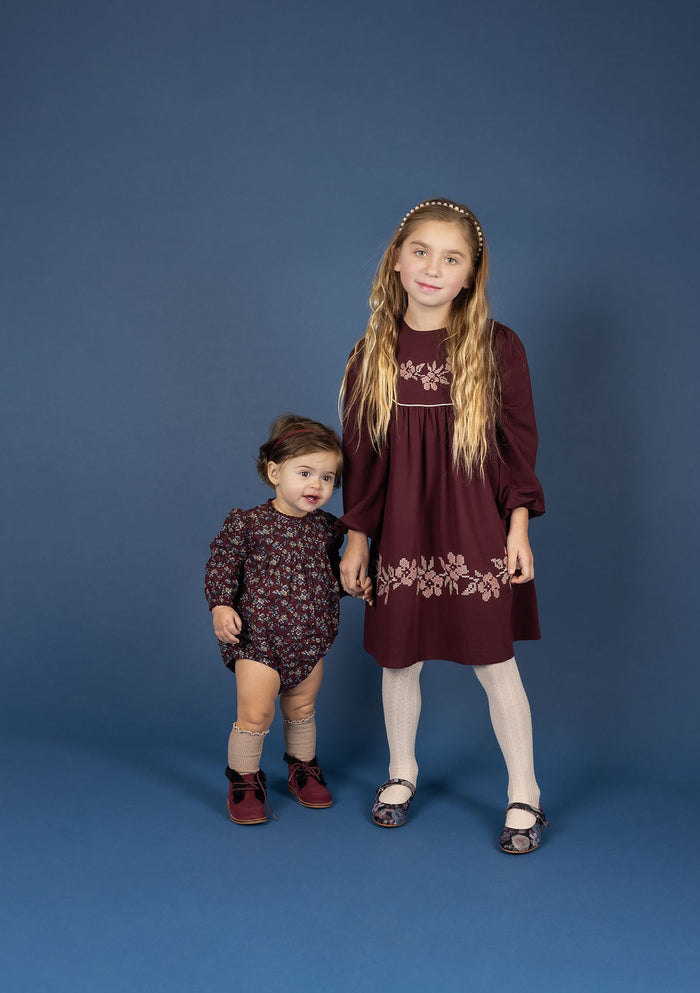Stitch Embroidered Wool Collection - Dress