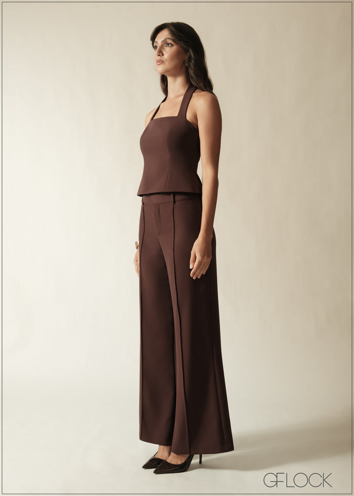 Straight Neck Halter Top - 190626