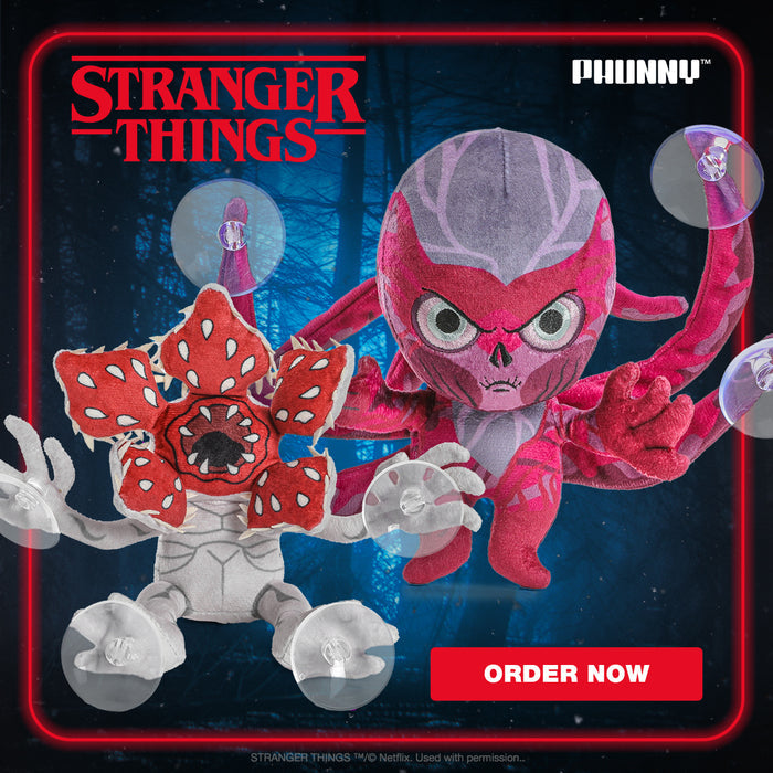 Stranger Things Vecna plush window clinger showcasing Vecna's face and details, designed for decorative window display.