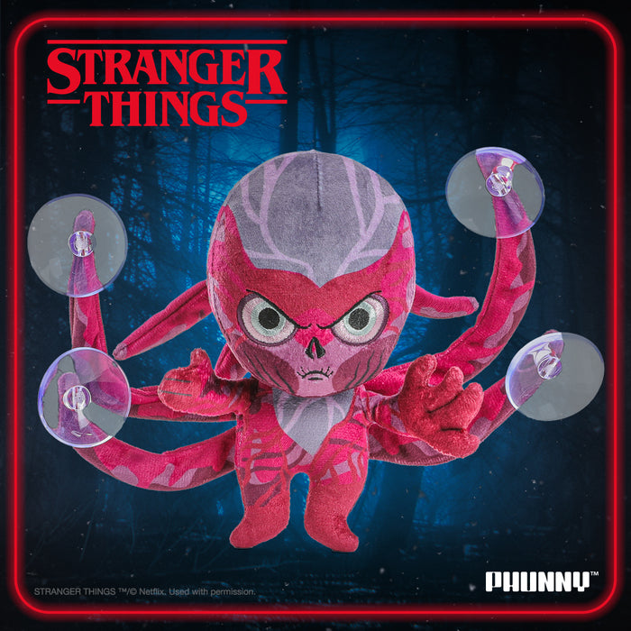Stranger Things Vecna plush window clinger featuring Vecna's detailed face and dark design for wall or window decoration.