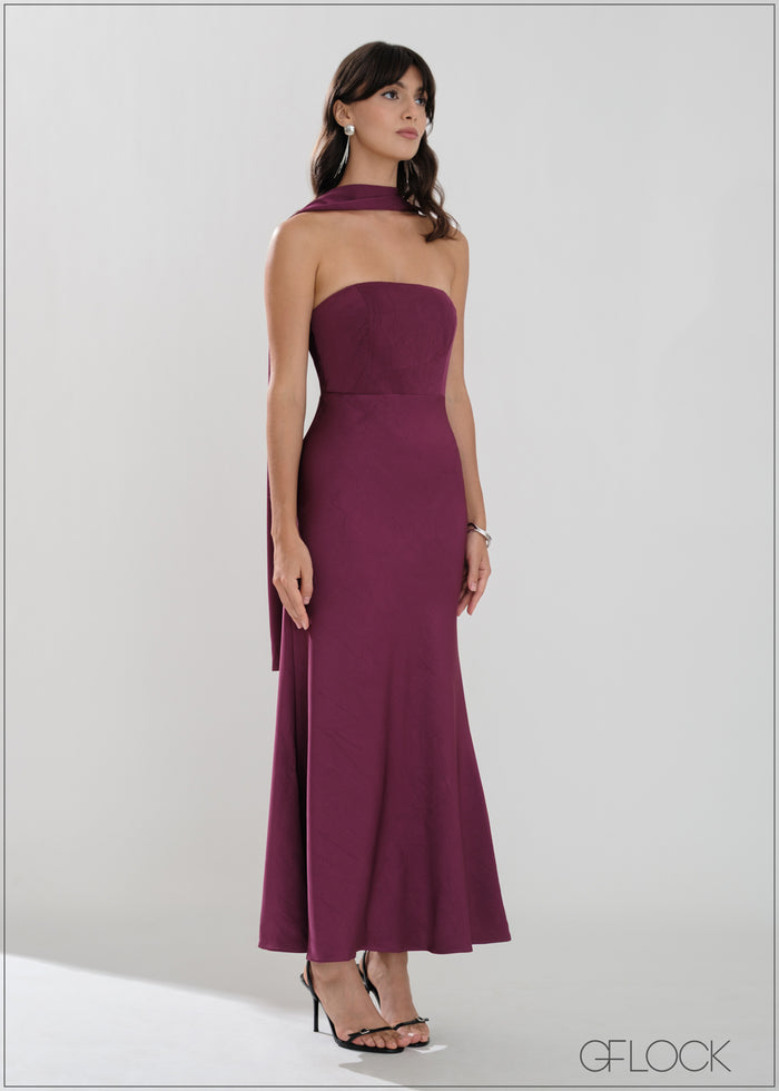 Strapless Maxi Dress - 050626