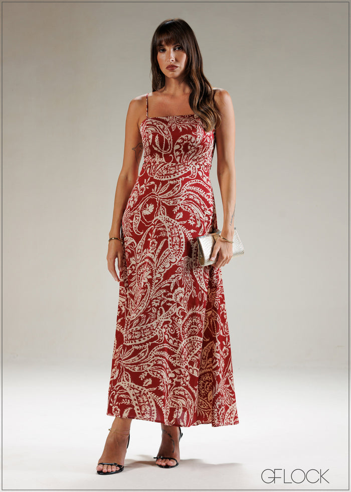 Strappy Midi Dress - 121225