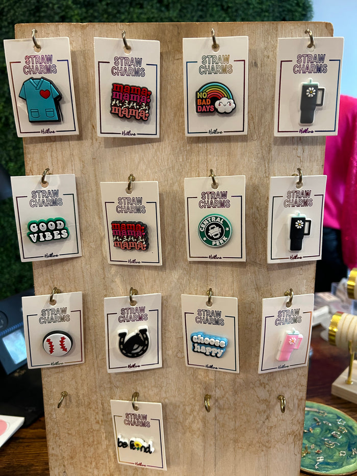 Straw charms