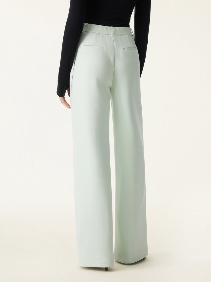 OGLmove Stretch Cotton Blend Slimming High Rise Wide Leg Pants