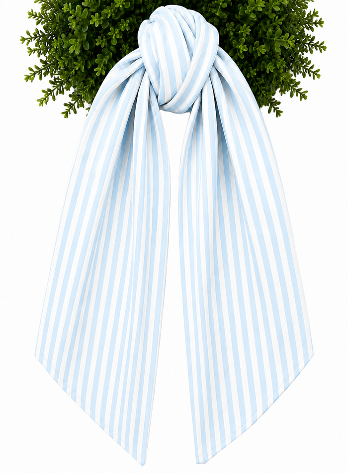 Striped Wreath Sash - With or Without Trim