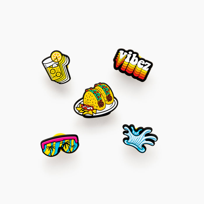 Summa Time Popinz 5 Pack Shoe Charms