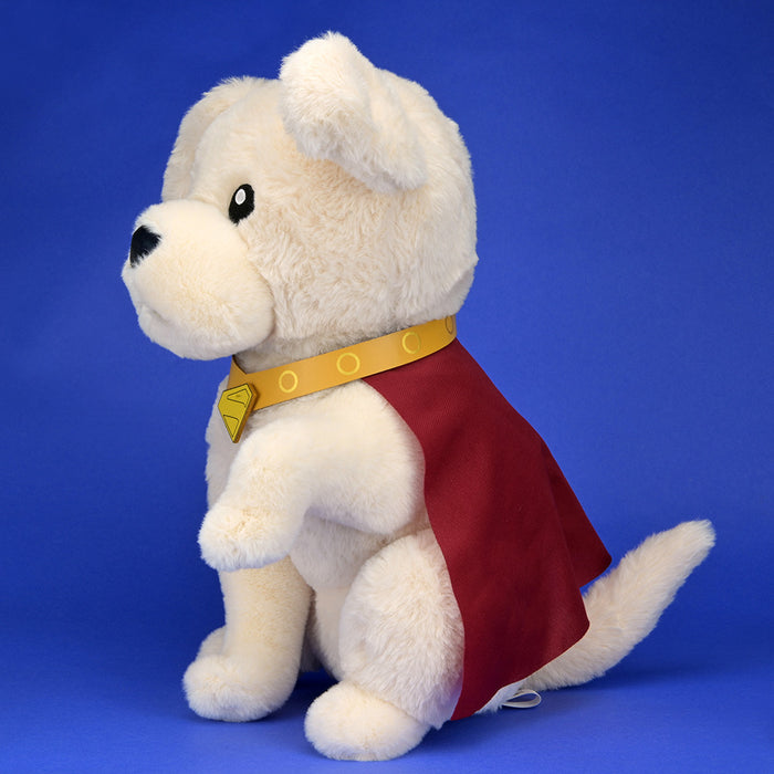 Supergirl Krypto large plush toy from Supergirl, soft and cuddly with detailed superhero costume and friendly expression.