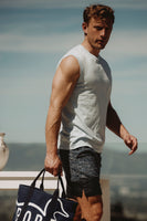 Supima Jersey Muscle Tee - Ash