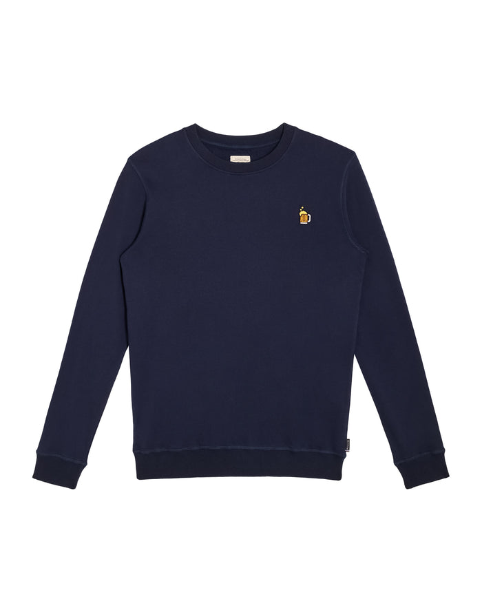sweat chopnavy PULLIN en coton