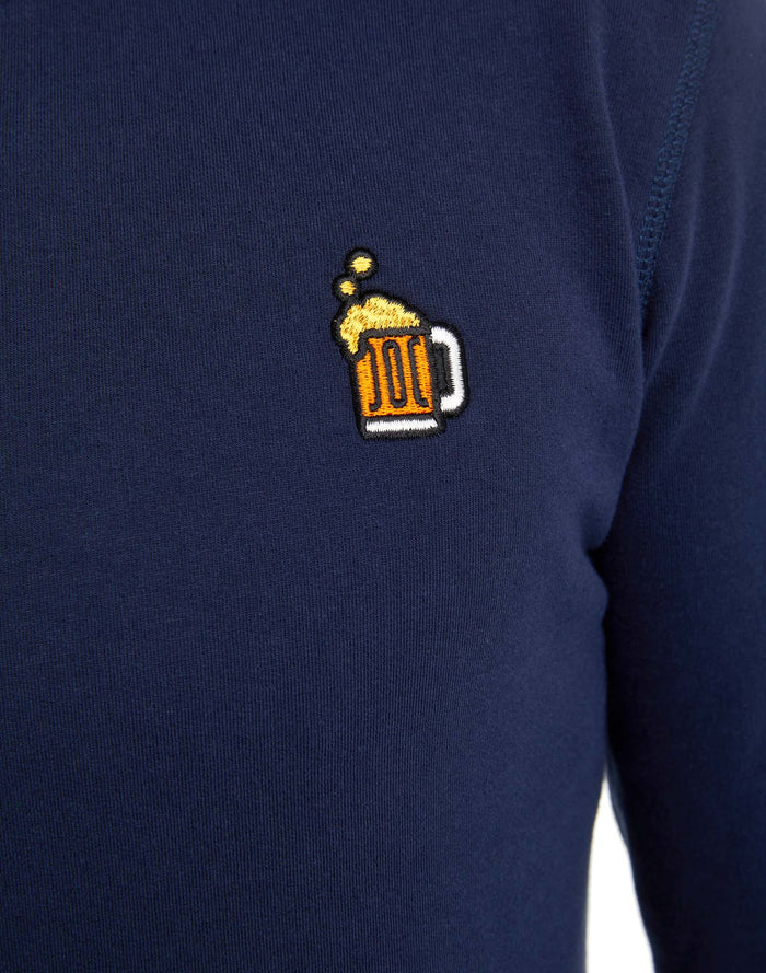 sweat chopnavy PULLIN en coton