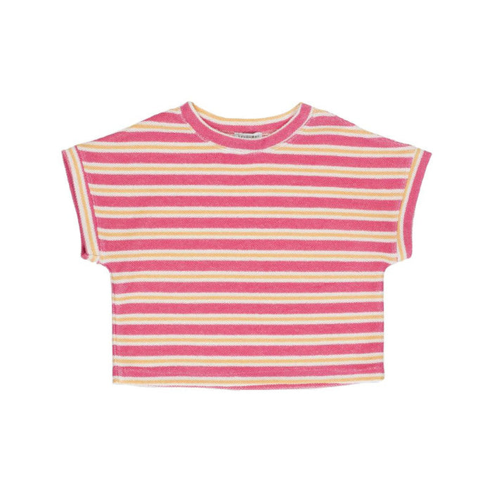T-shirt Japone Towel Stripes Azalea image 0