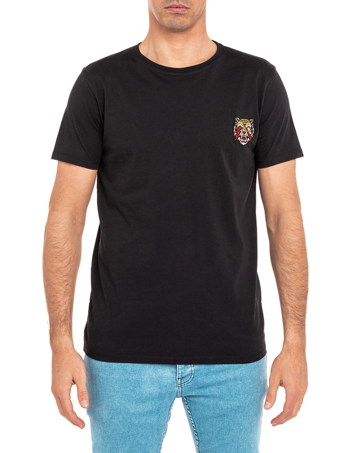 t-shirt tigerboltblack PULLIN en coton