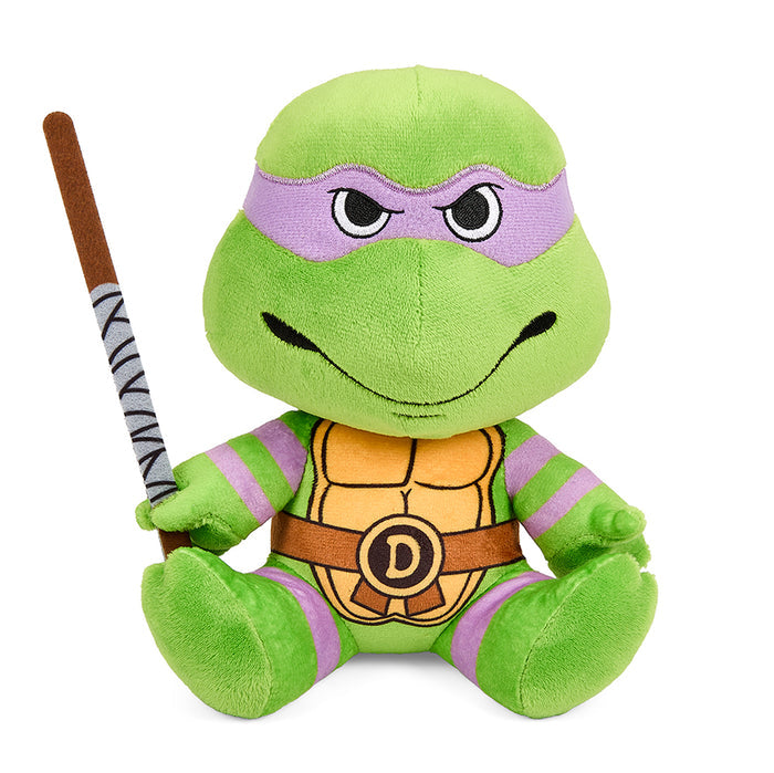 Teenage Mutant Ninja Turtles Donatello plush toy from Phunny, featuring Donatello's signature purple mask and detailed cartoon design.