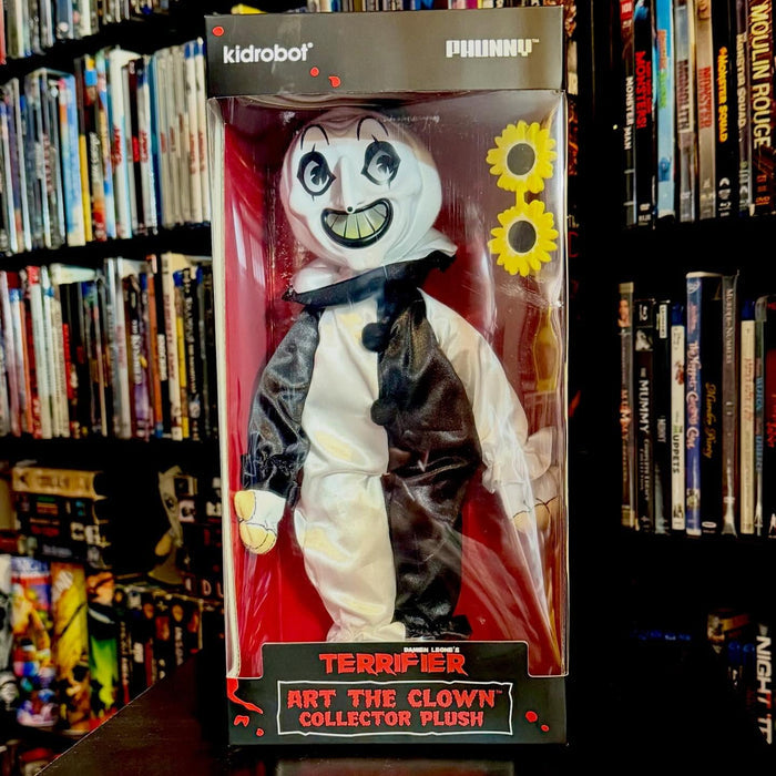 Terrifier 2 - Art the Clown with Glasses Vinyl Face Phunny on Kidrobot.com